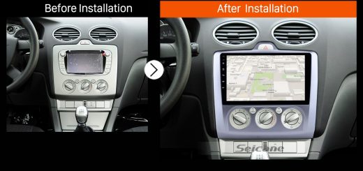 2004 2005 2006 2007-2011 Ford Focus Exi MT Car Radio after installation