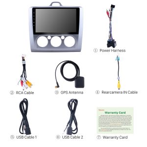 Check all the accessories for the new Seicane car radio