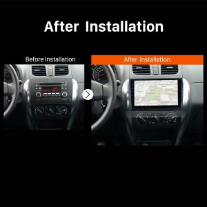 2006 2007 2008 2009 2010-2012 Suzuki SX4 car radio after  installation