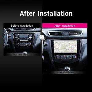 2016 Nissan Qashqai Bluetooth GPS Car Stereo after installation
