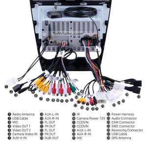 For the further confirmation of the right connecting of all connectors and cables, you can refer to the following wiring diagram