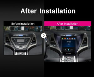 2012 2013 2014 Hyundai Avante Elantra car radio after installation