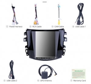 Check all the accessories for the new Seicane car radio