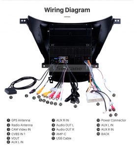 Connect the harnesses to the back of the new Seicane car radio