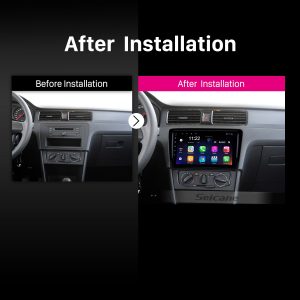 2012 2013 2014 2015 Volkswagen Santana car radio after installation