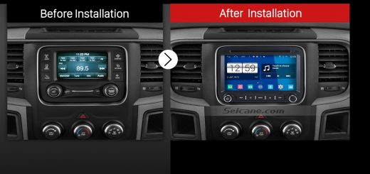 2013 2014 2015 Dodge Ram 1500 2500 3500 4500 stereo after installation