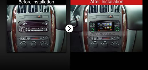 1999-2004 Jeep Grand Cherokee gps Bluetooth radio stereo after installation