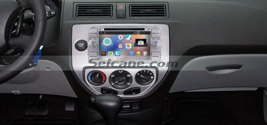 2003-2007 Ford Mondeo Bluetooth GPS Car Stereo after installation