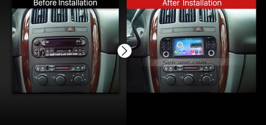 2002-2006 Dodge Ram pick-up Car Radio after installation