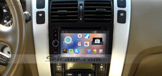 Double DIN Universal Car Stereo after installation