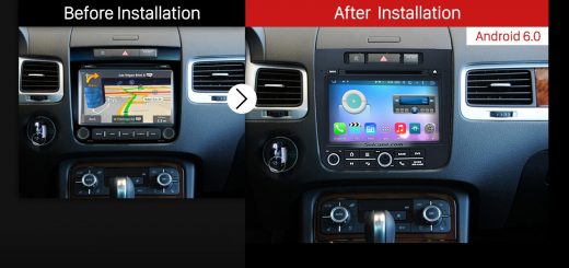 2014 VW Volkswagen TOUAREG Car Stereo after installation