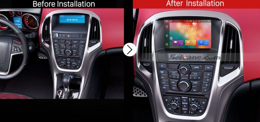 2010 2011 2012 2013 Opel Astra J DVD GPS Bluetooth Car Radio after installation