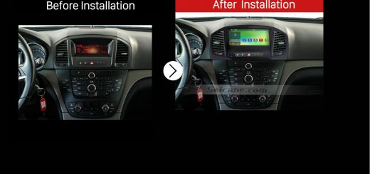 2008 2009 2010 2011 2012-2013 OPEL Insignia Buick Regal Car Radio after installation