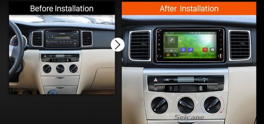 2003 2004 2005 2006 2007-2010 Toyota Vios Multifunctional Car Radio after installation