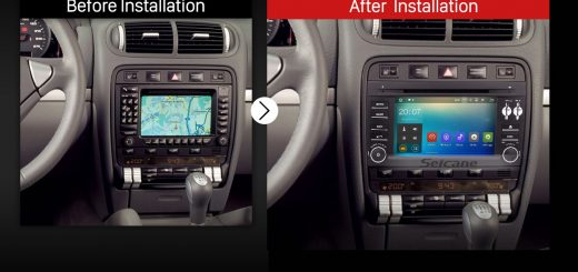 2003 2004 2005 2006 2007-2010 Porsche Cayenne Bluetooth DVD Car Radio after installation