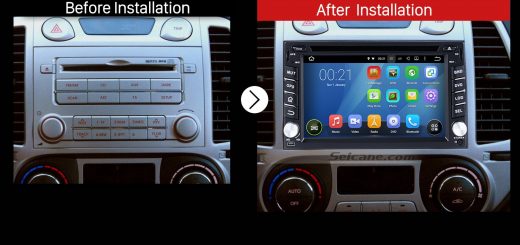 2004 2005 2006 2007 2008-2010 Nissan PATROL Radio after installation
