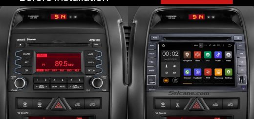 2010 2011 2012 KIA SORENTO Car Radio Stereo DVD Player after installation