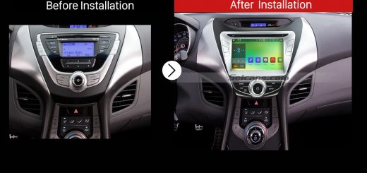 2011 2012 2013 2014 2015 Hyundai Elantra Car Radio after installation